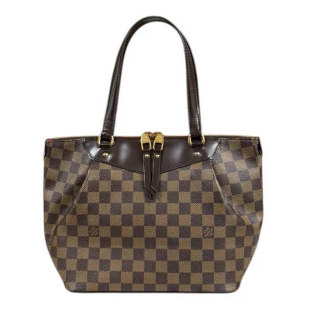 Louis Vuitton Westminster Damier Shoulder Bag Canvas Brown